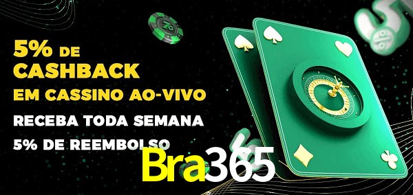 Promoções do cassino ao Vivo Bra365